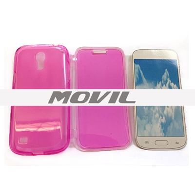 NP-816 Flip cover  transparente para celulares para Samsung S4 mini I9190 NP-816-2